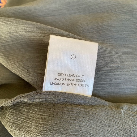 Andersen & Lauth Sheer Gray Chiffon Sleeveless Tank Sz 4 - Picture 6 of 15